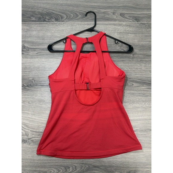 Athleta Marina Women's Tankini Swim Top Red 34 B/C - Picture 4 of 8